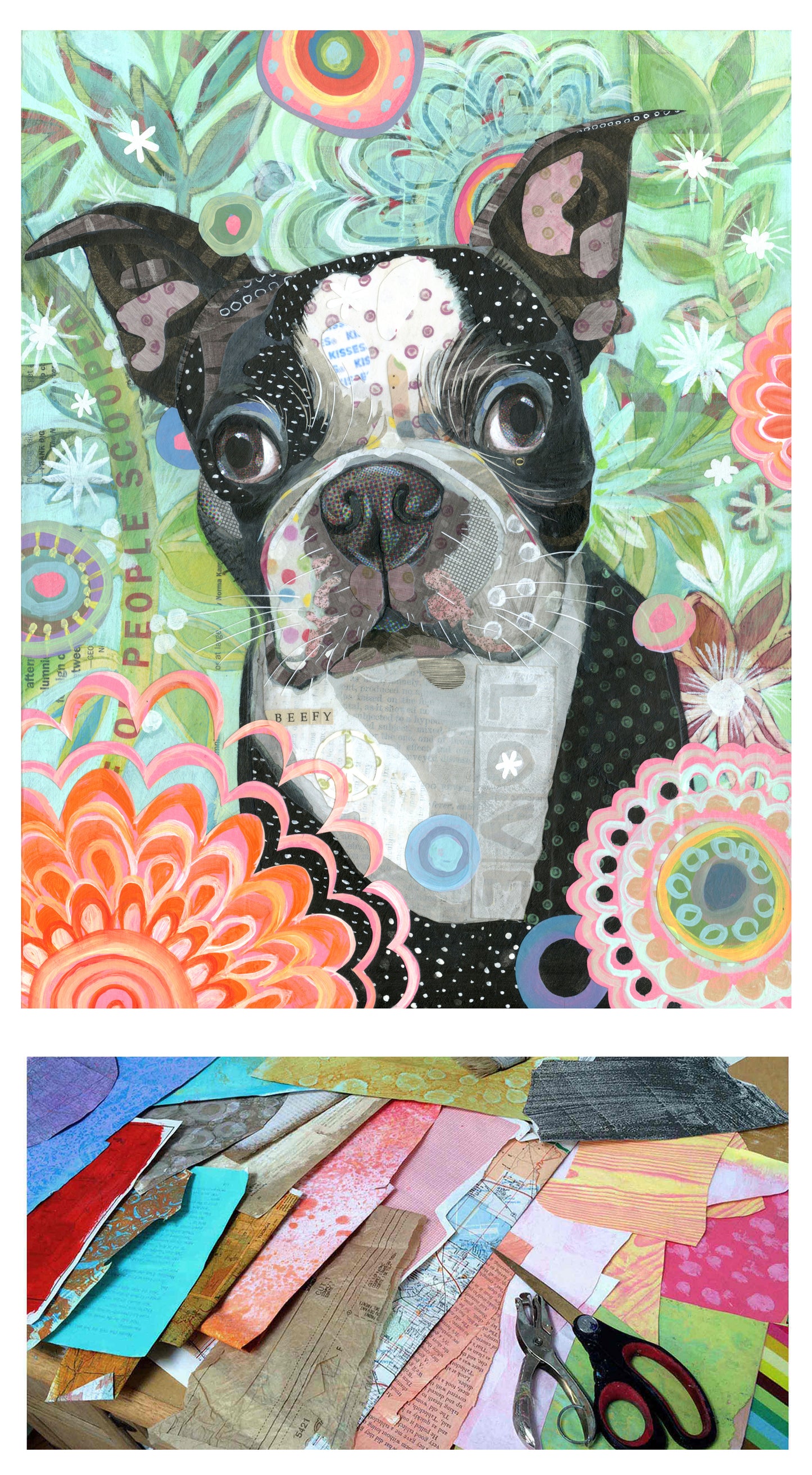 Mixed Media and Collage Workshop at Judy's Studio June 6-8