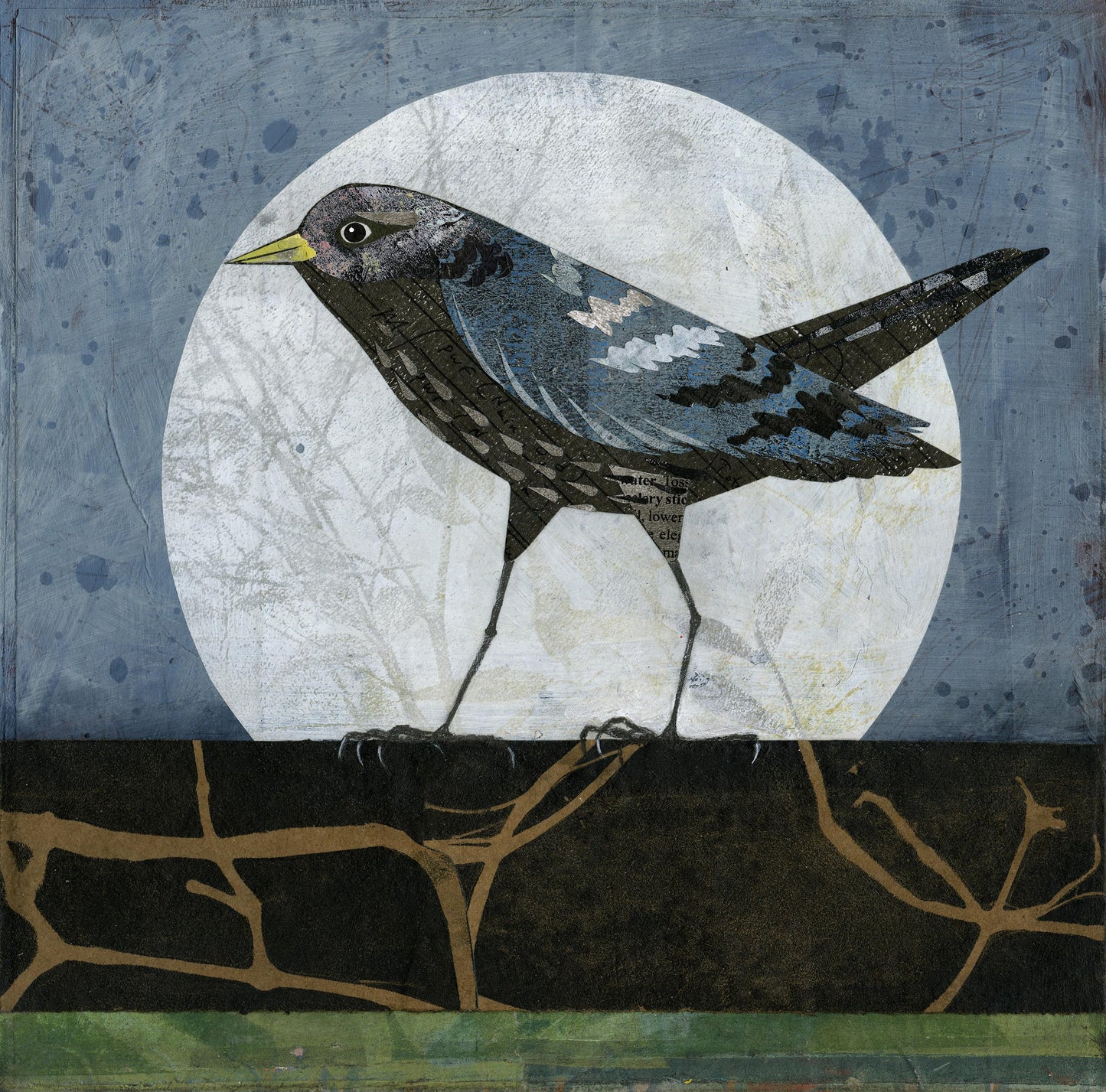 Winter Moon Bird